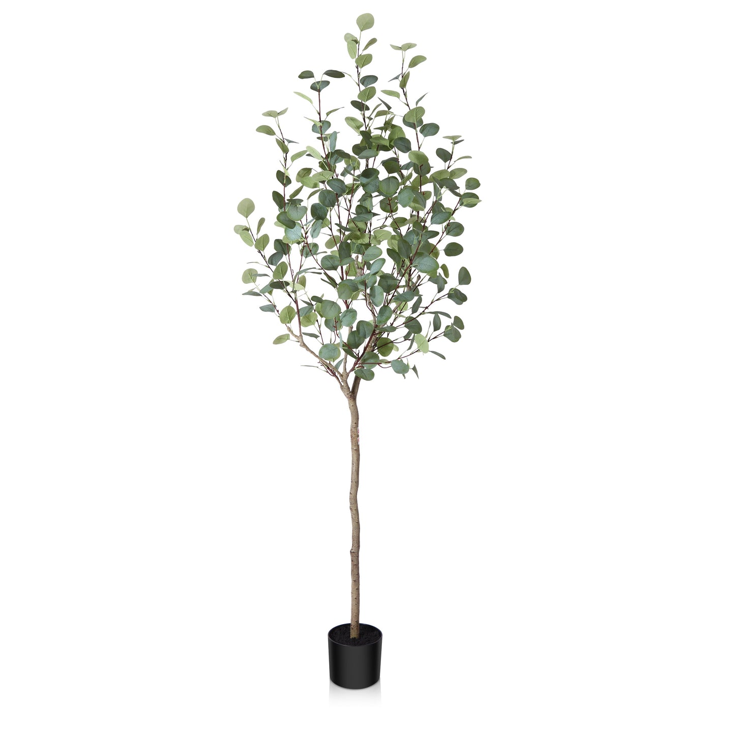 DR.Planzen Artificial Eucalyptus Plants 5Ft Fake Eucalyptus Plant in Pot Faux Tree for Home Decor Indoor Living Room Office Perfect Housewarming Gift 1Pack