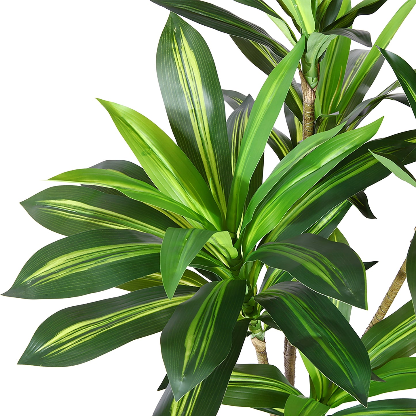 DR.Planzen Artificial Dracaena Tree, 5FT Tall Fake Plants Artificial Dracaena Tree for Indoor, Fake Trees for Office Home Living Room Floor Patio Greening Porch Decor, Set of 1