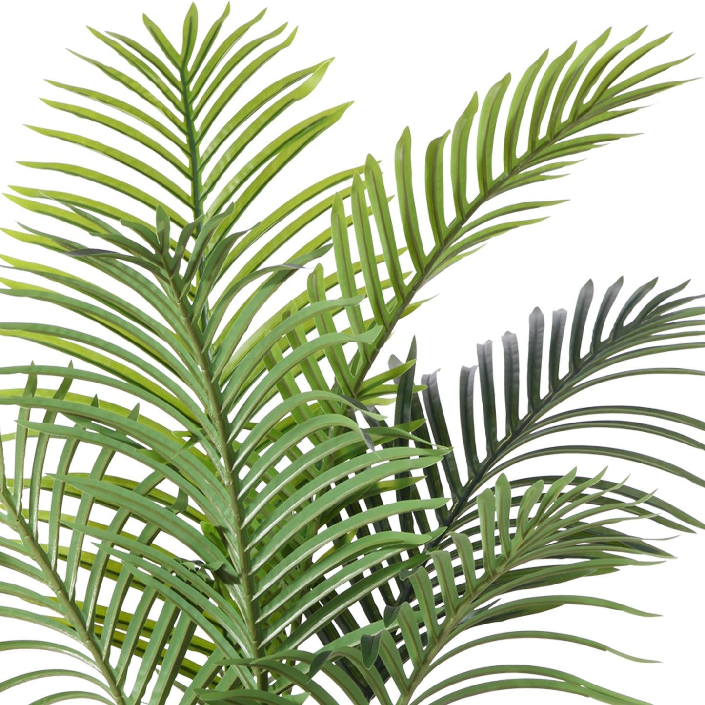 Fake Majesty Palm Plant 4 Feet Artificial Majestic Palm Faux Ravenea Rivularis in Pot for Indoor Outdoor Home Office Store, Great Housewarming Gift